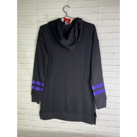 Ultra Game NFL Womens Baltimore Ravens Tunic Hoodie Pullover Sweatshirt Size M - Picture 3 of 10